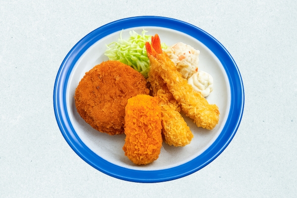 わがままミックスフライ定食